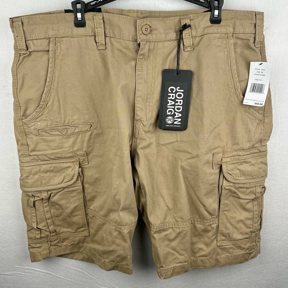 Jordan Craig Tan Cargo Shorts